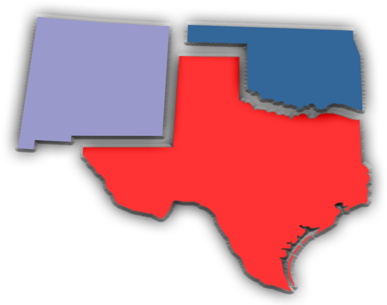 Stylized Texas Outline PNG