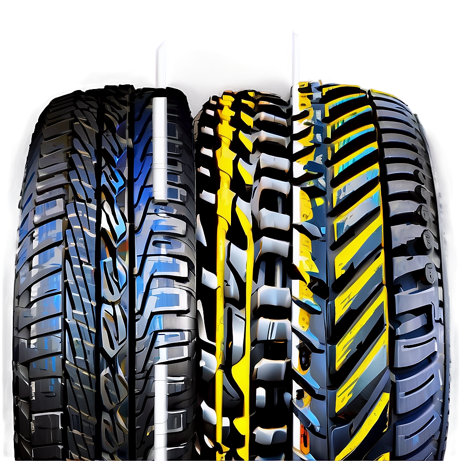 Stylized Tire Tracks Png Lrs55 PNG