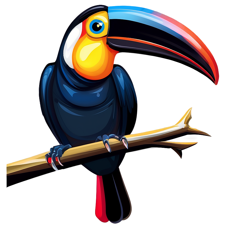 Stylized Toucan Vector Png 34 PNG