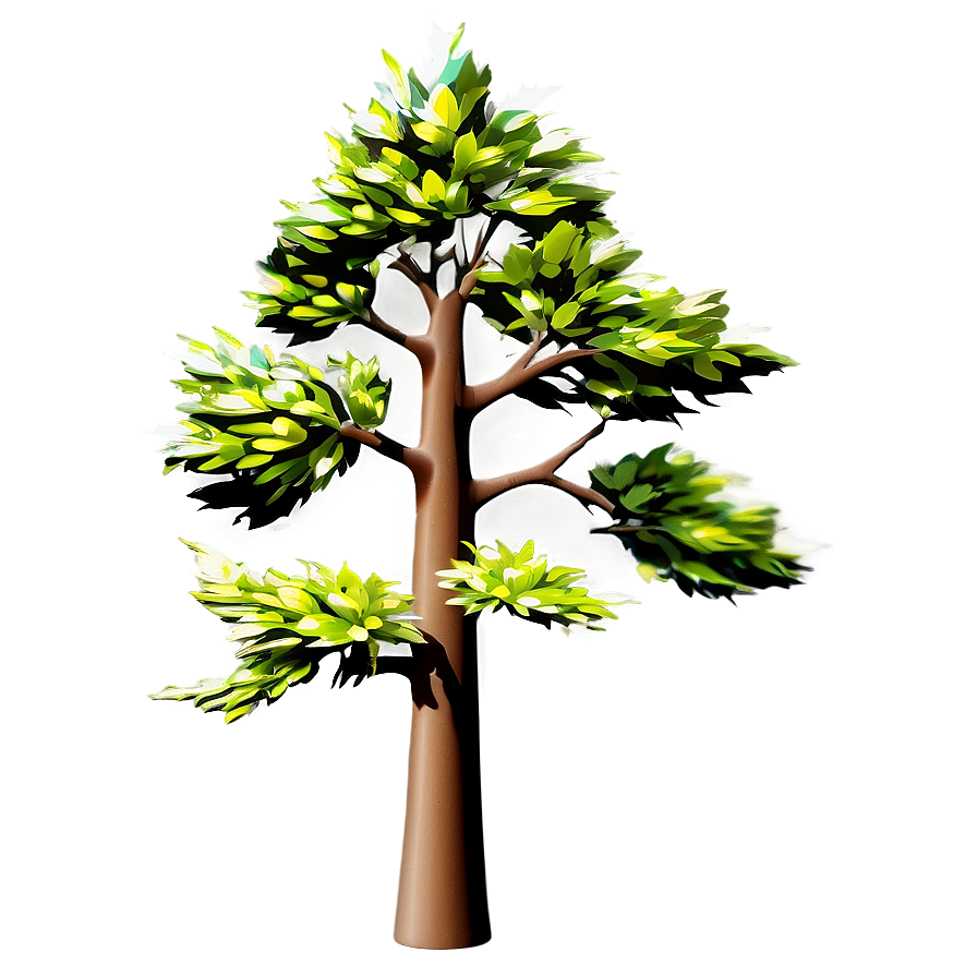 Stylized Tree Elevation Png Yfv PNG