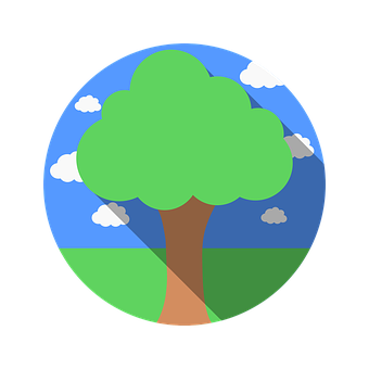 Stylized Tree Icon PNG