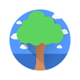Stylized Tree Icon PNG