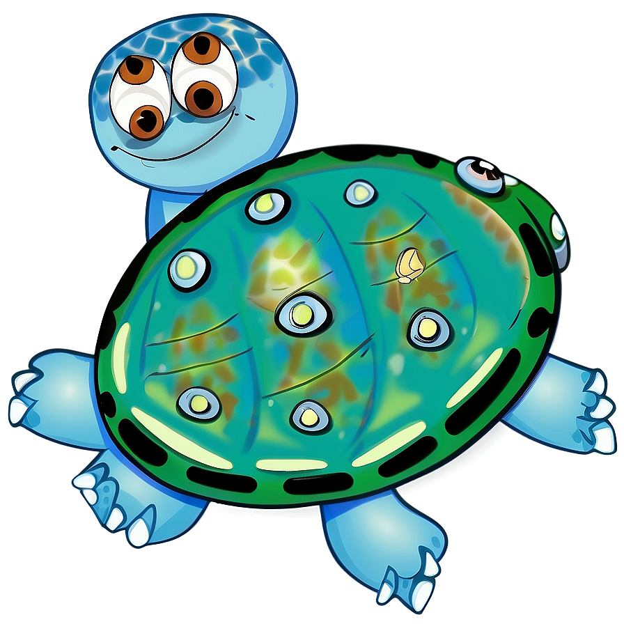 Stylized Turtle Clipart Png Bog21 PNG