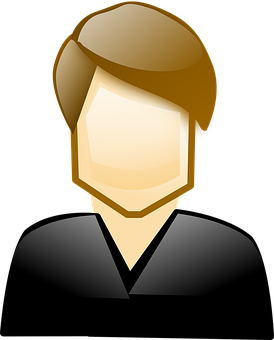 Stylized User Avatar Icon PNG