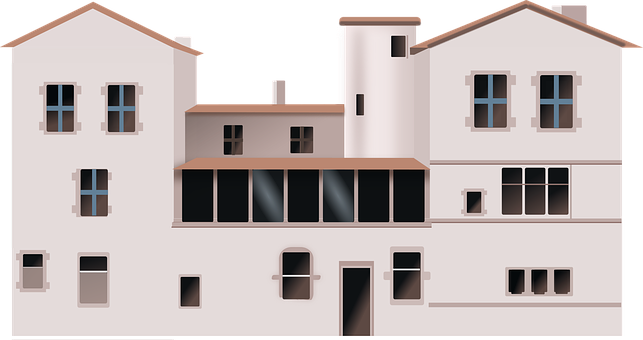 Stylized Vector House PNG