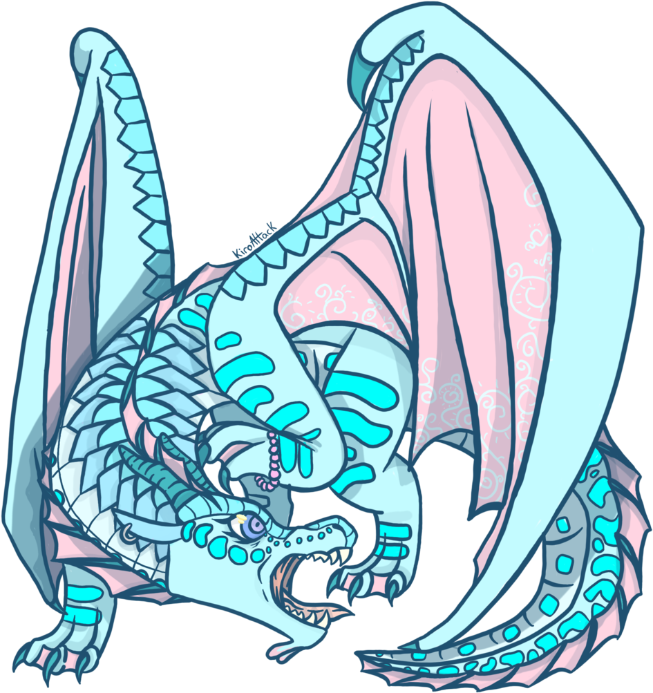 Stylized_ Blue_ Dragon_ Artwork PNG