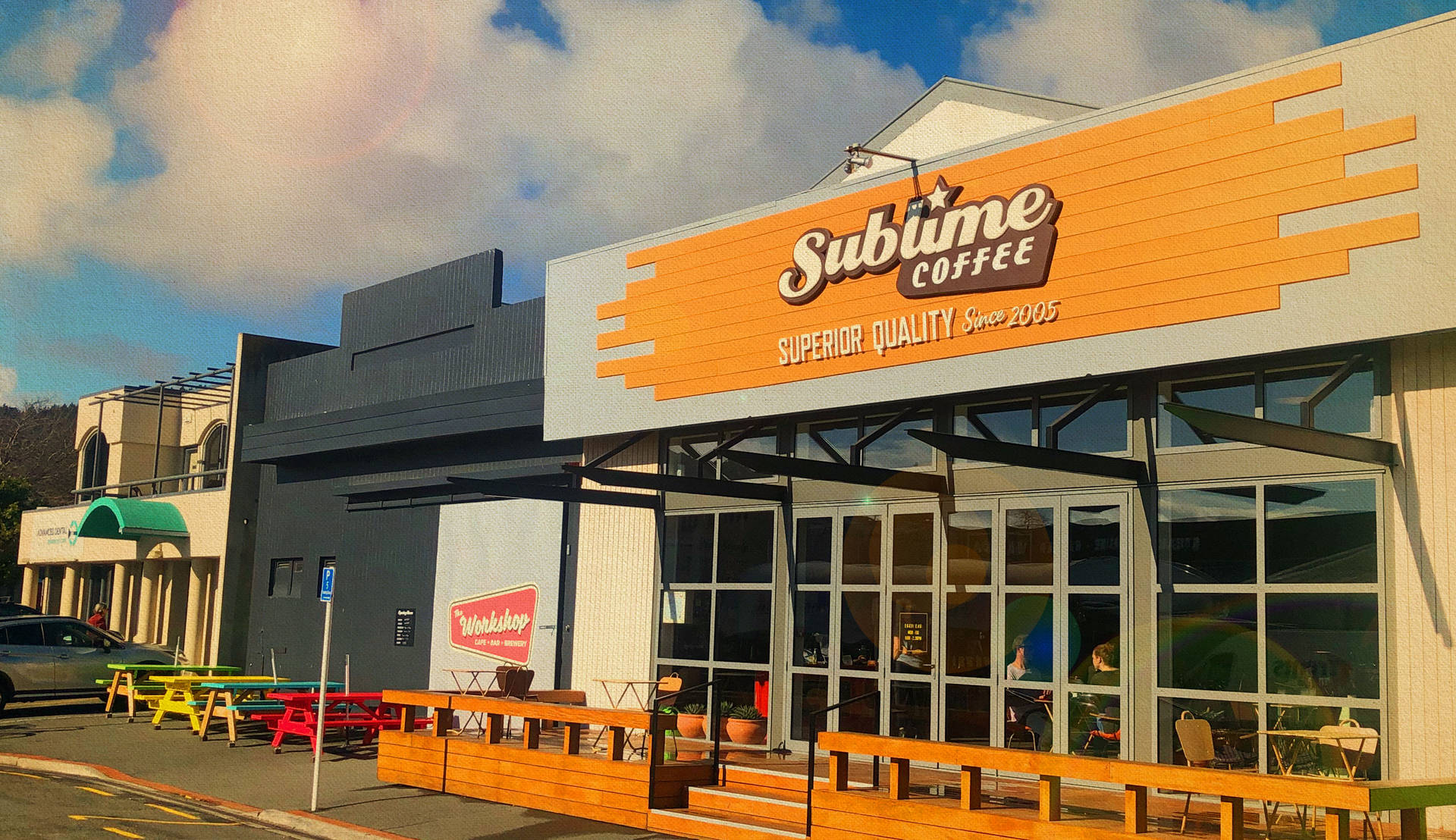 Sublime Coffee Roasters Building Exterior Picture