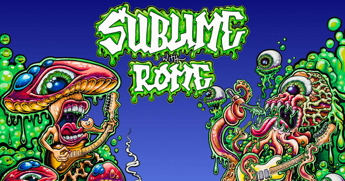 Sublime With Rome Psychedelic Logo Wallpaper