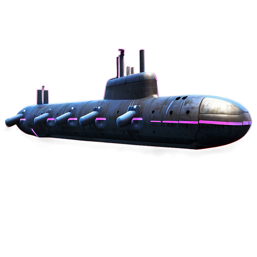 Submarine At Sunset Png 8 PNG