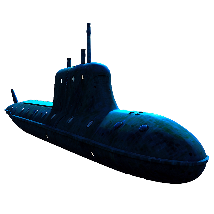 Submarine In Coral Reef Png 05252024 PNG