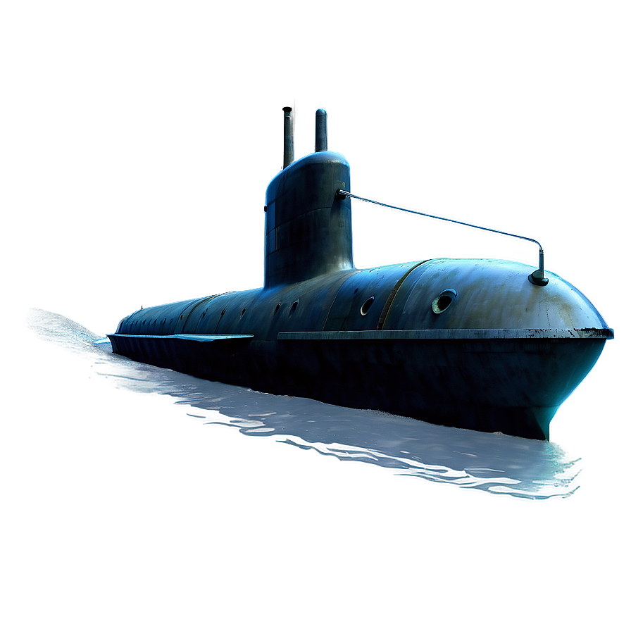 Submarine In Stormy Seas Png 81 PNG