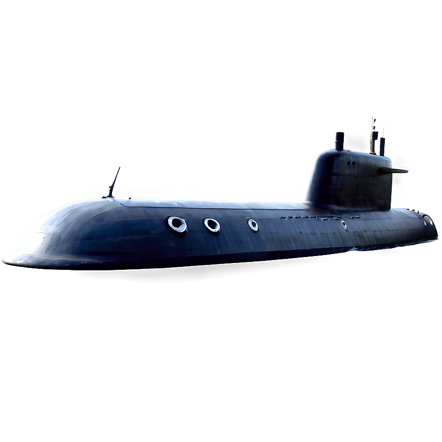 Submarine In Stormy Seas Png Pnh PNG