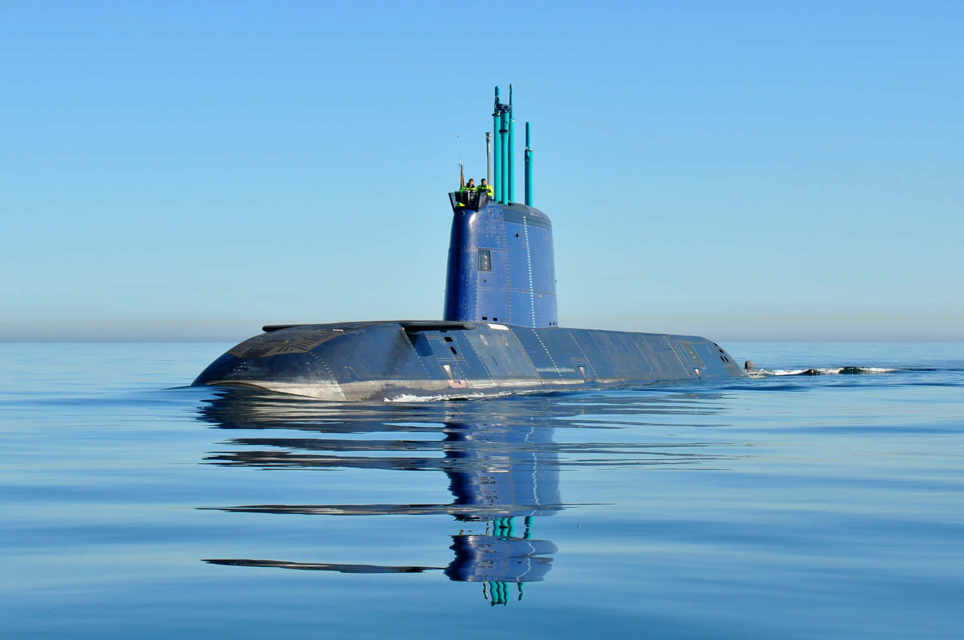 Unsubmarino Rodeando Las Profundidades Del Océano