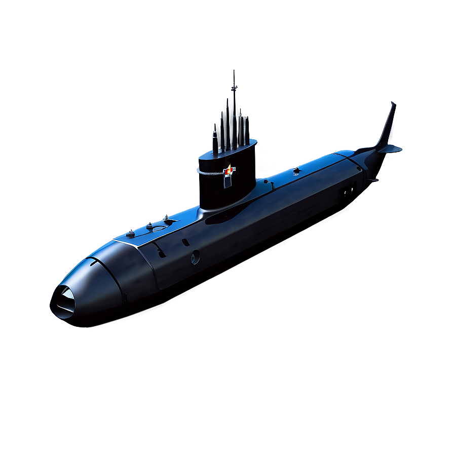 Submarine With Periscope Png Rhu35 PNG