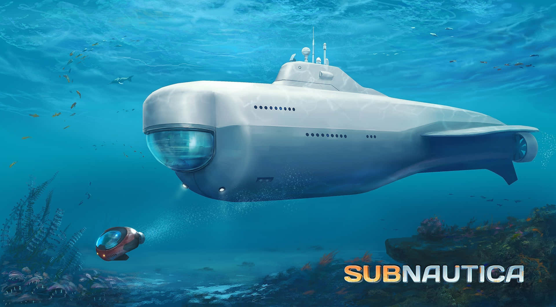Explore the Depths of Subnautica 4K Wallpaper