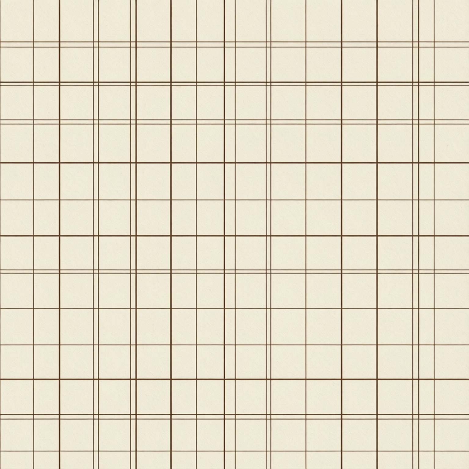 Minimalistisk tyndt brunt linjegitter på creme til en elegant baggrund