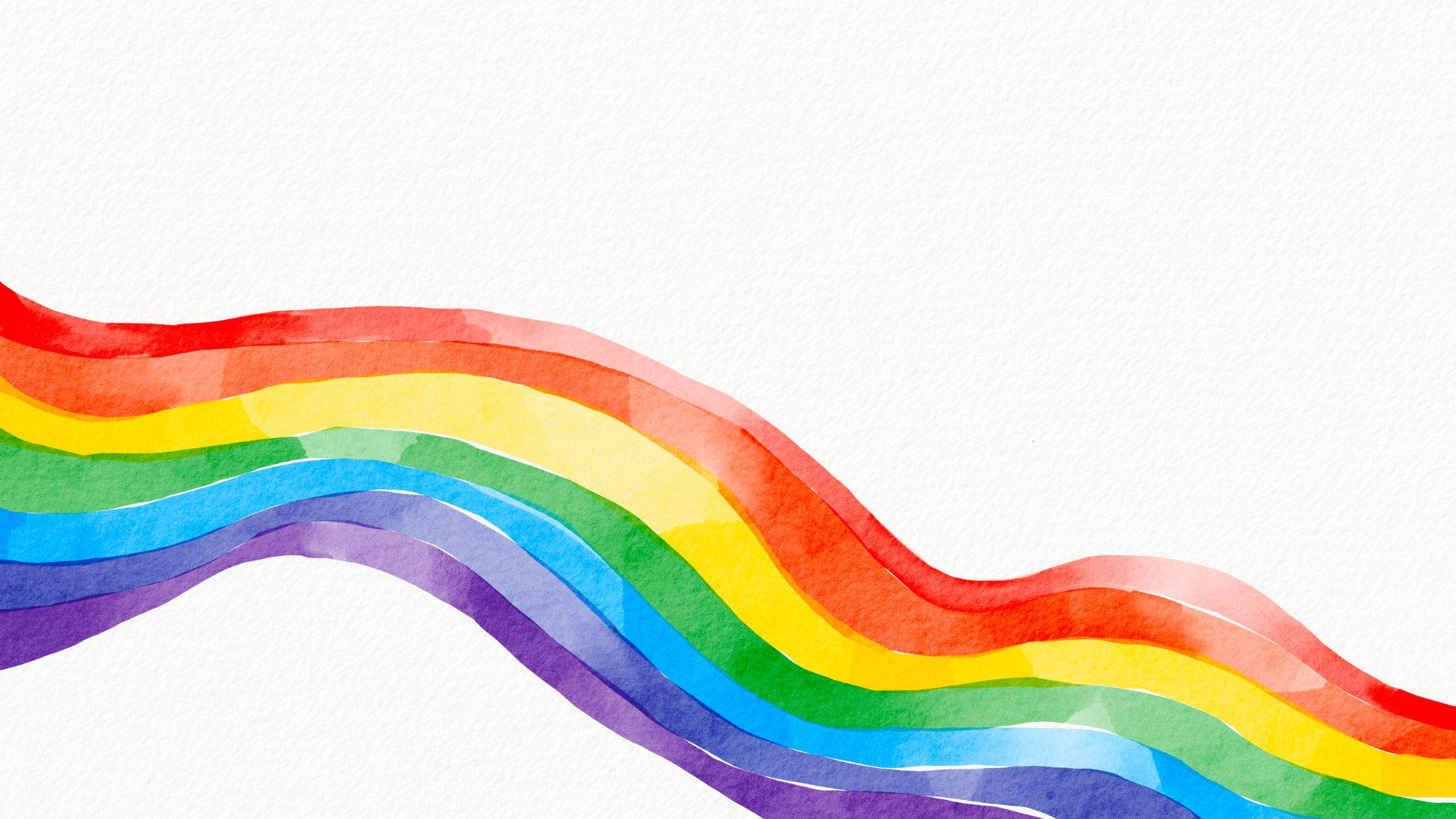 Svag LGBT Regnbuebølge Wallpaper