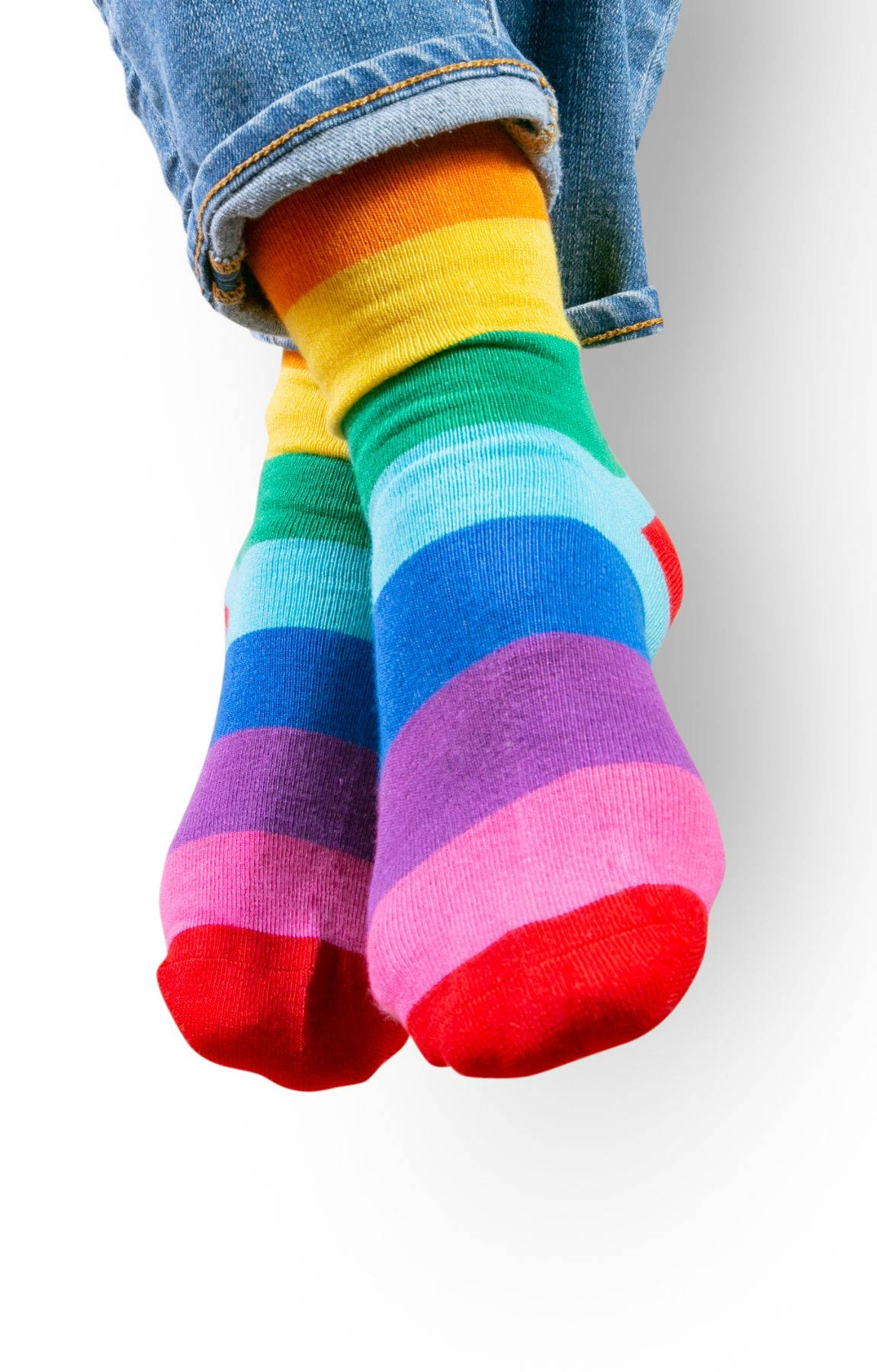 Et grafisk billede af en subtil regnbue LGBT-symbol. Wallpaper