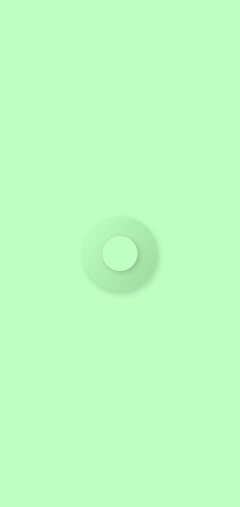 Subtle Super Light Green Circle Wallpaper