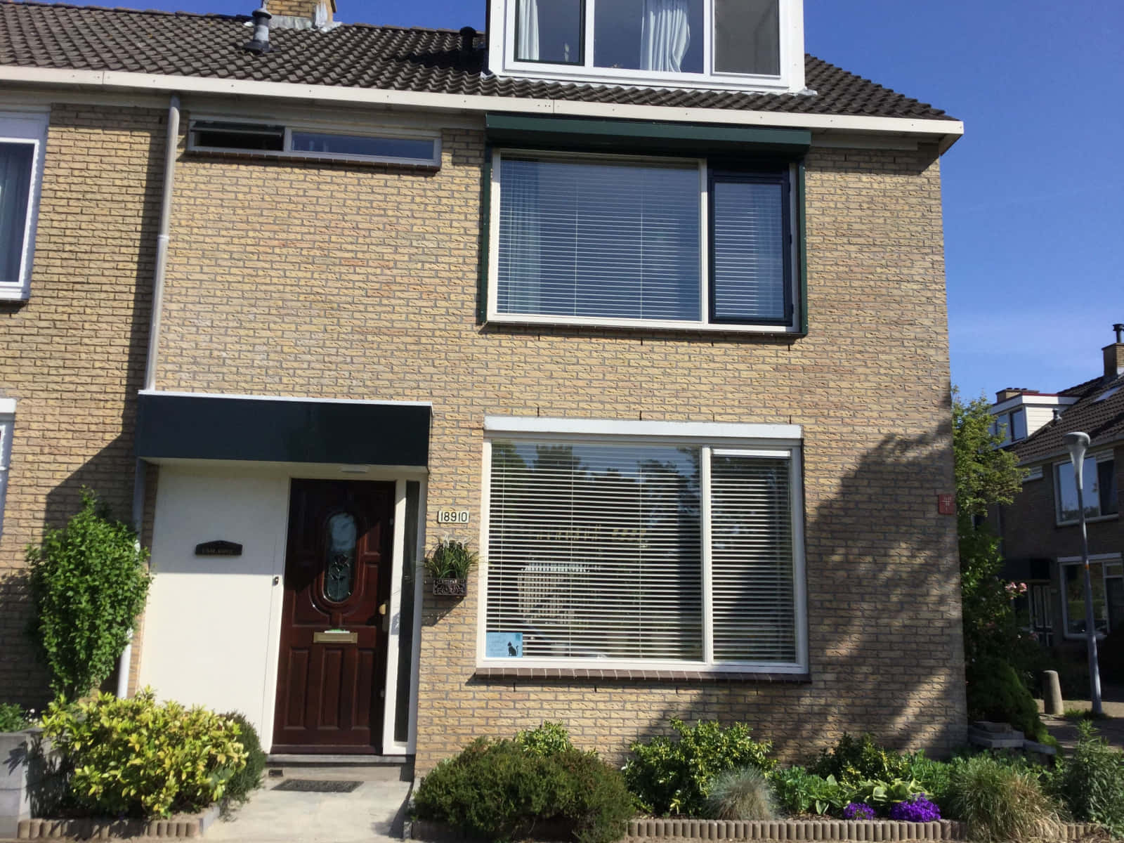 Suburbaan Huis In Hoofddorp Nederland Achtergrond