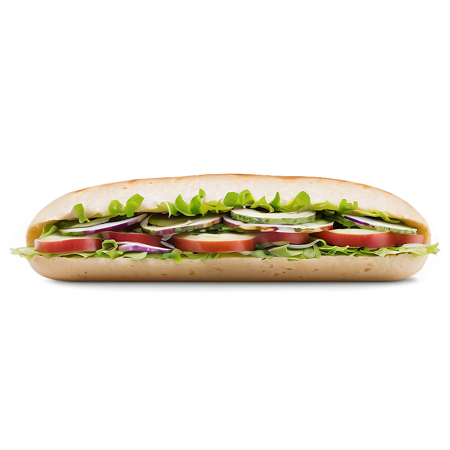 Subway Flatbread Sandwich Png Rnm PNG