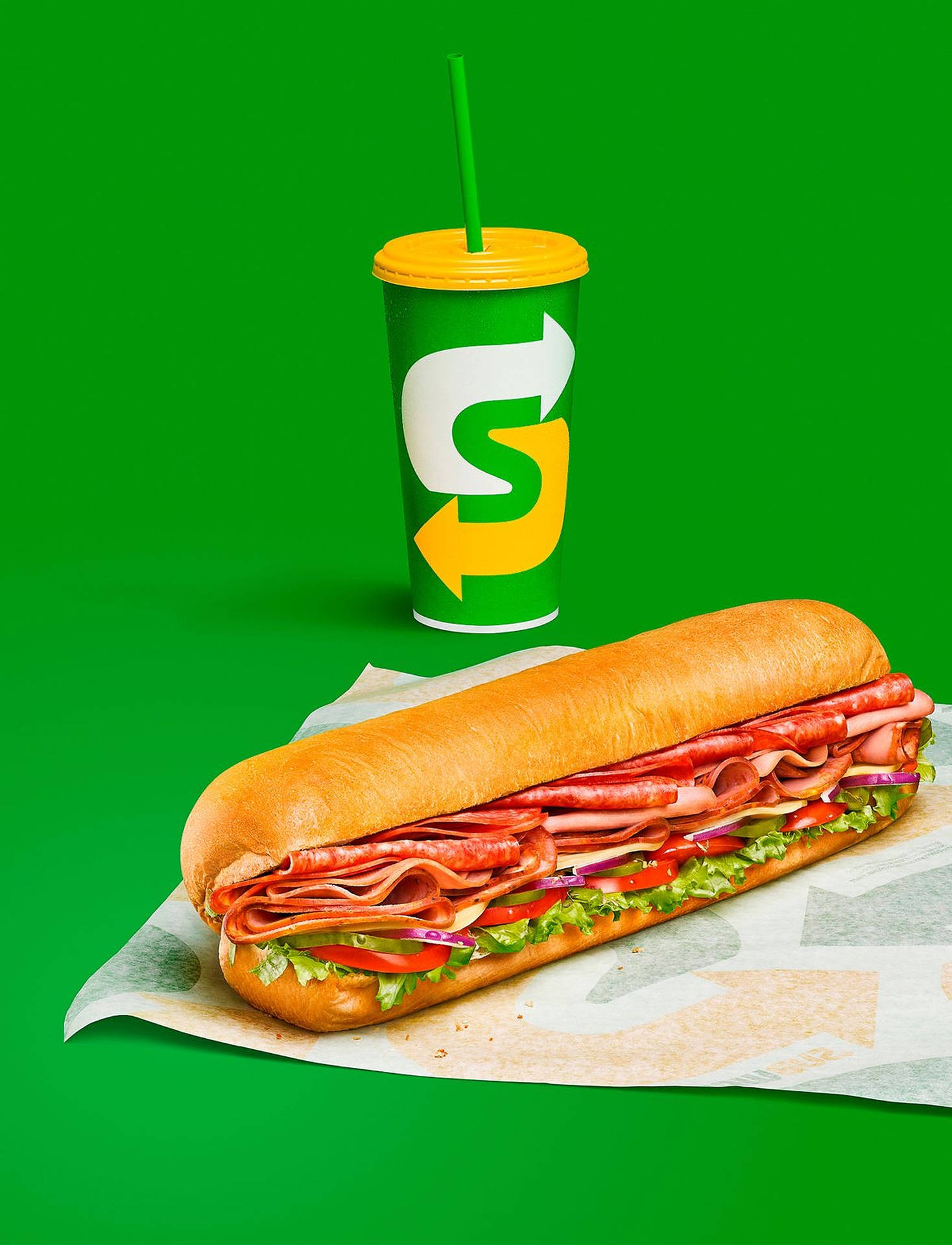 Subway Sandwich And Drink