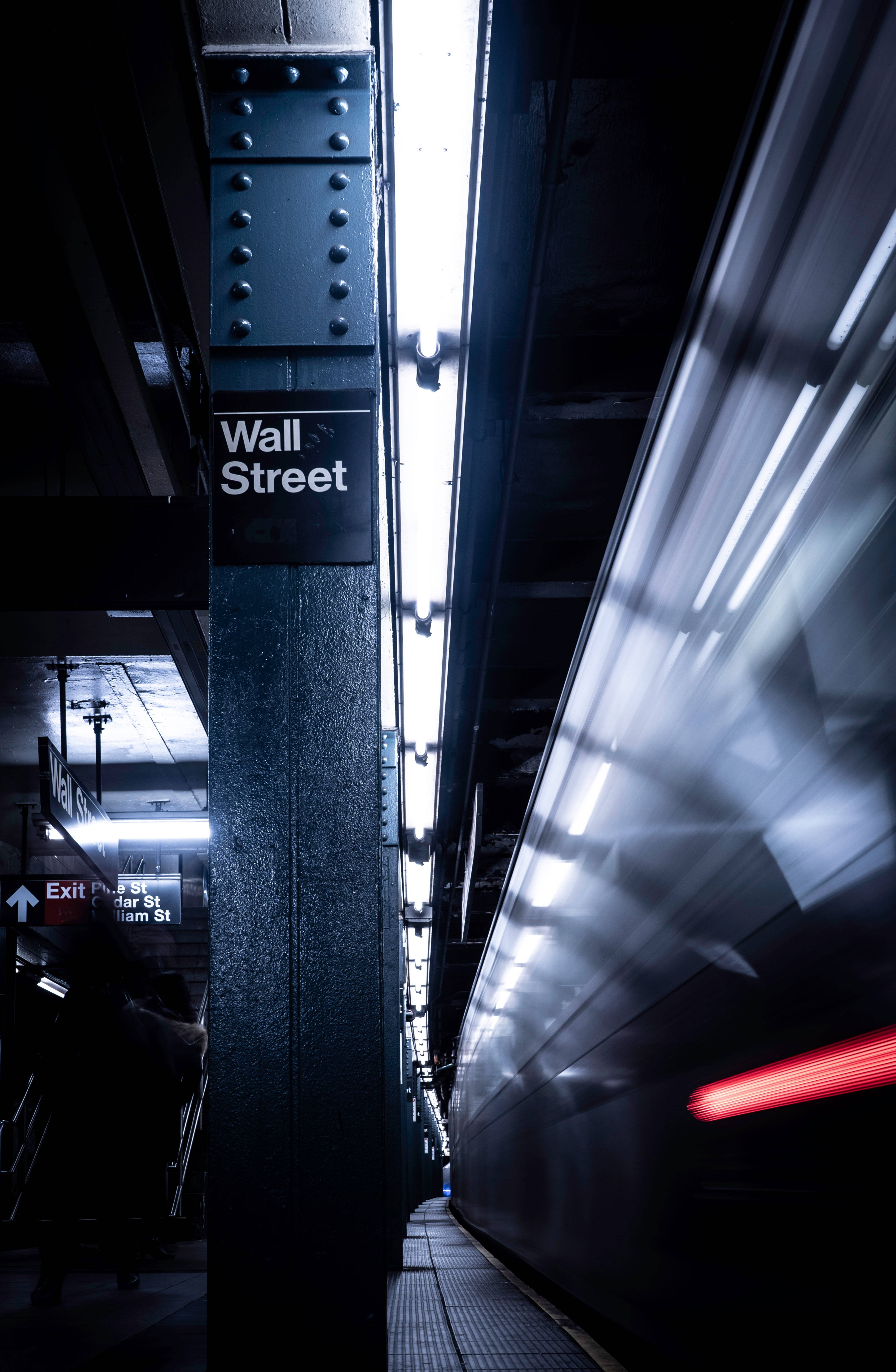 Subway Train High-Speed iPhone Wallpaper