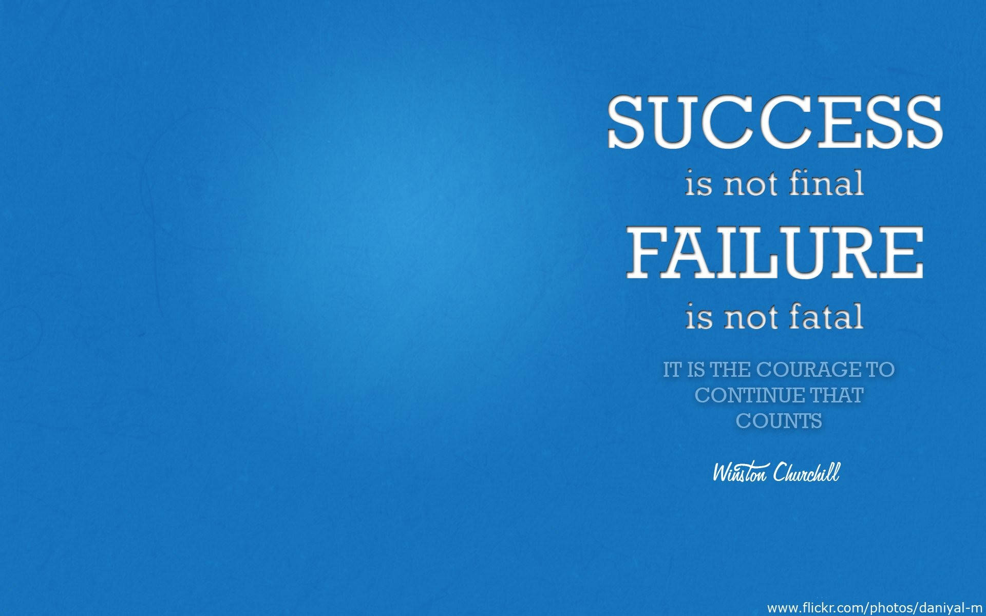 Success And Failure Motivational Desktop Wallpaper