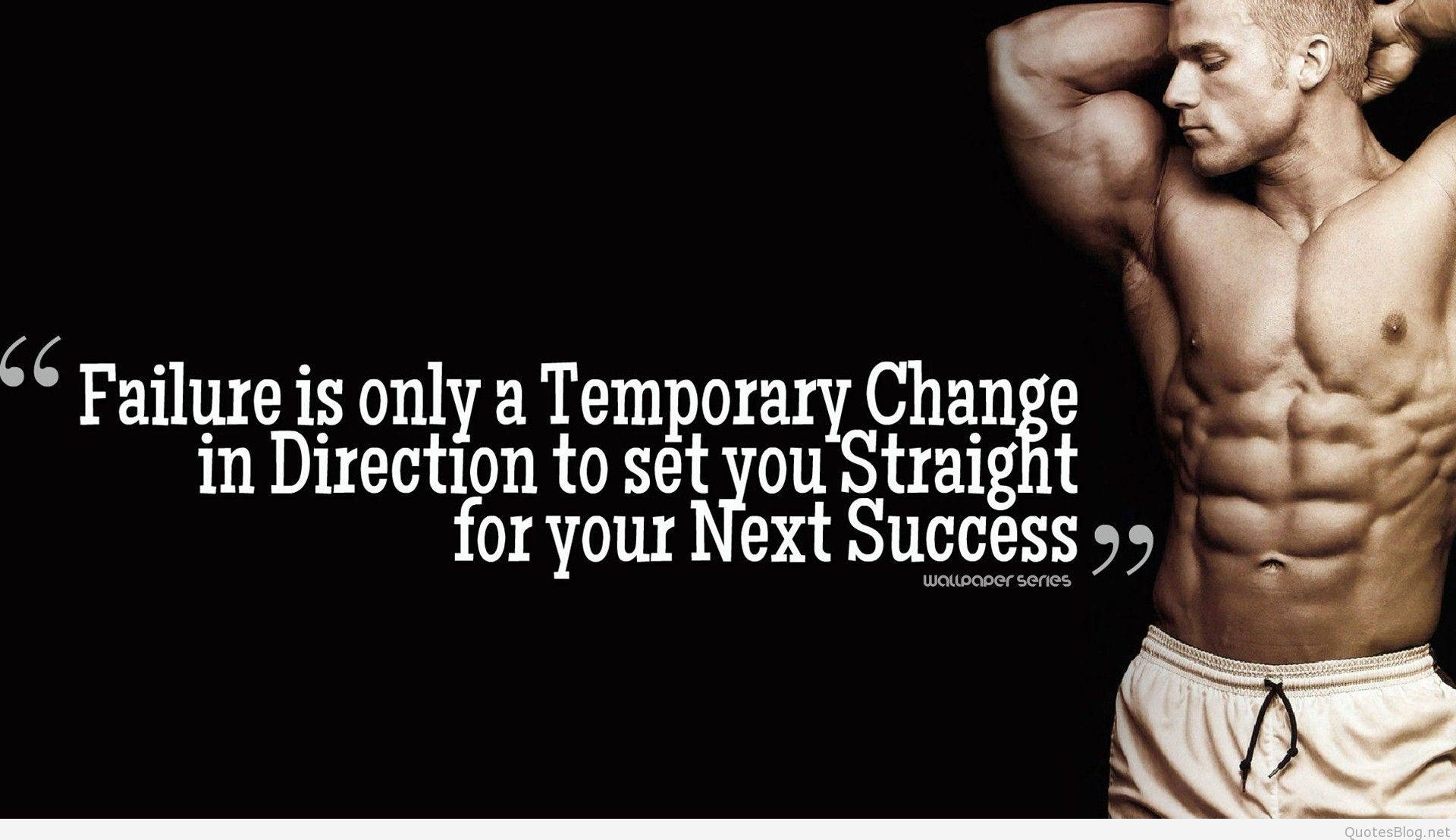 Success Gym Quote Wallpaper