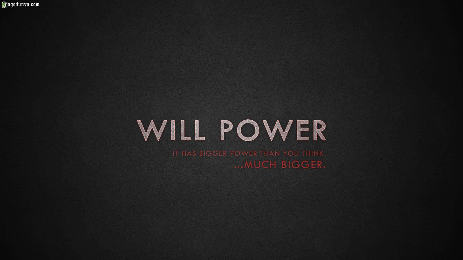 Will Power - Julie Hazer Wallpaper