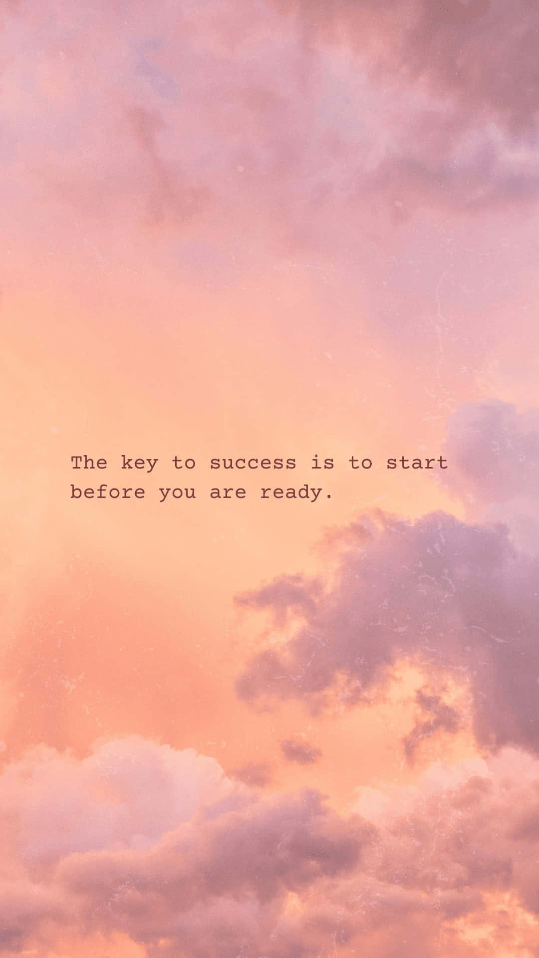 Success Start Before Ready Quote Wallpaper