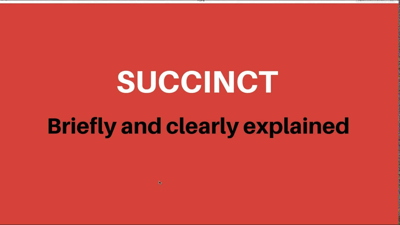 Succinct Briefly Explained Wallpaper