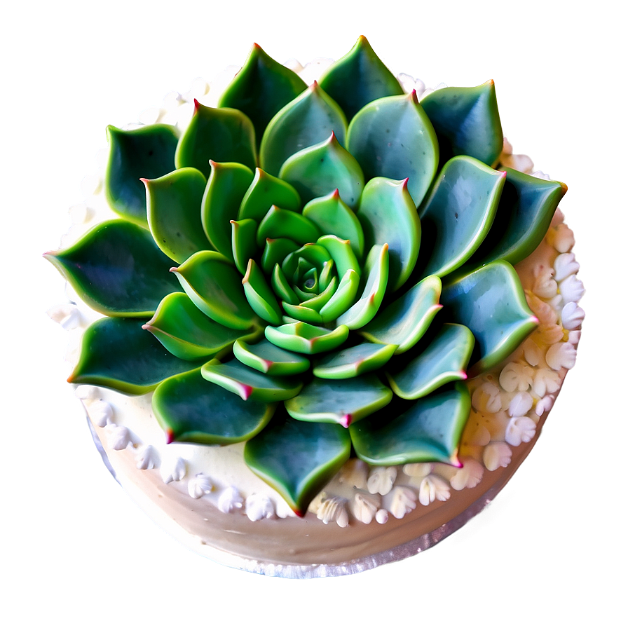 Succulent Cake Decorations Png 17 PNG