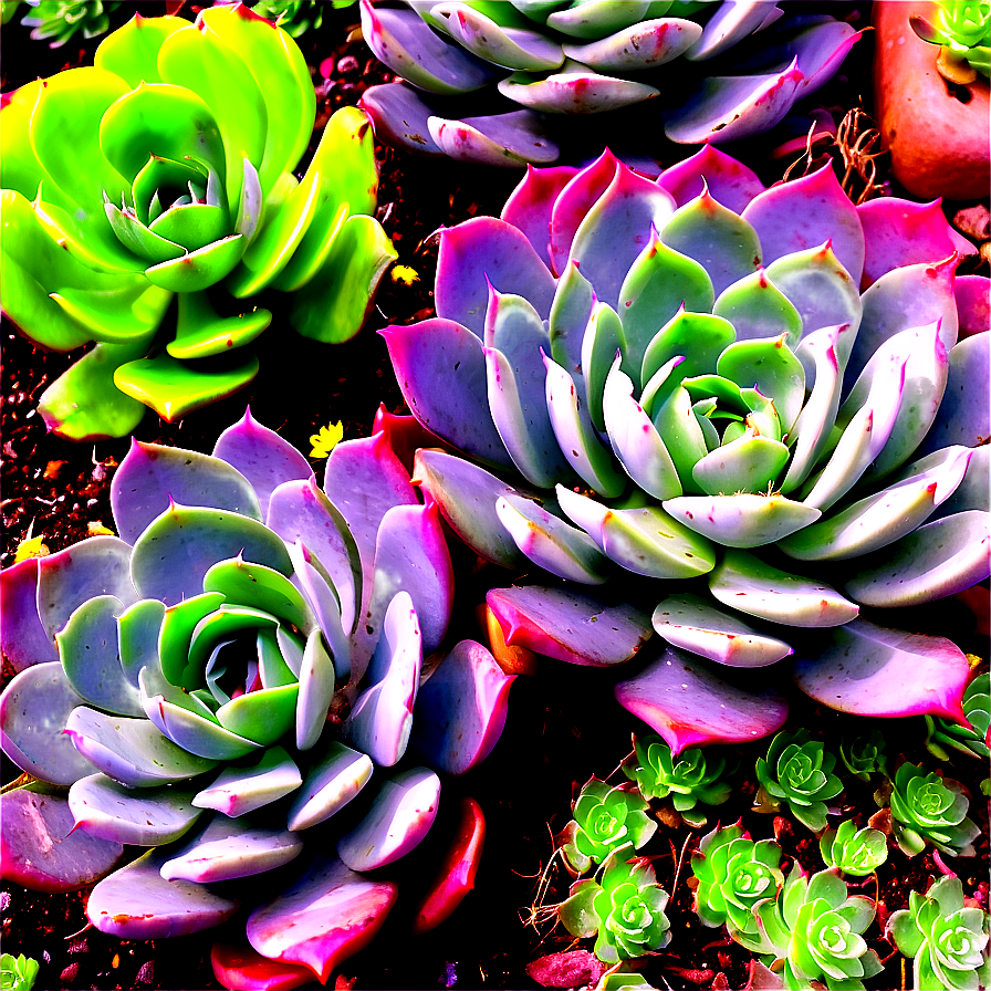 Succulent Landscape Ideas Png 06212024 PNG