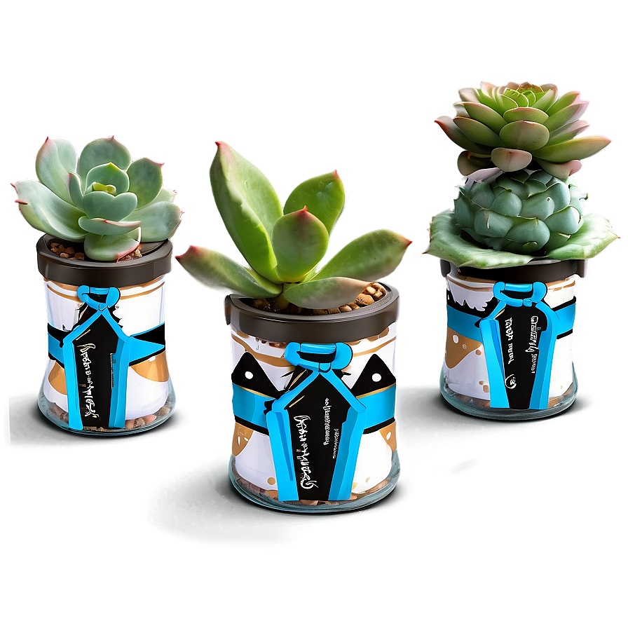 Succulent Party Favors Png Kgb PNG