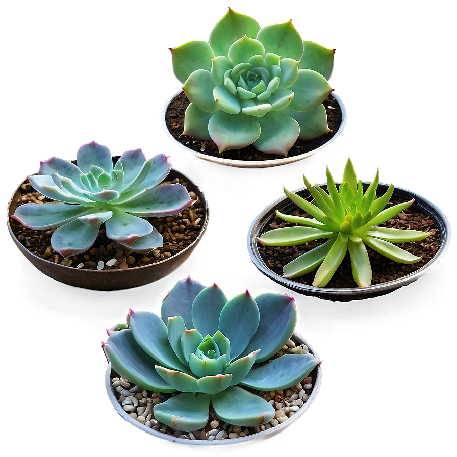 Succulent Plant Collection Png Iar PNG