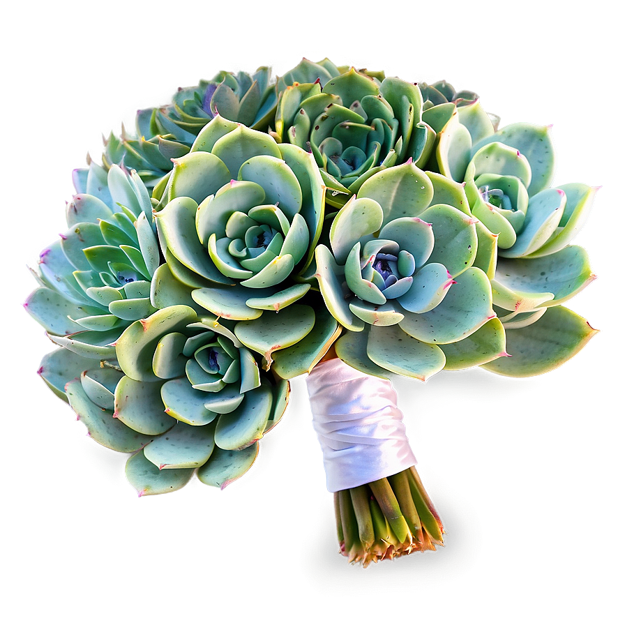 Succulent Wedding Bouquets Png Mns PNG
