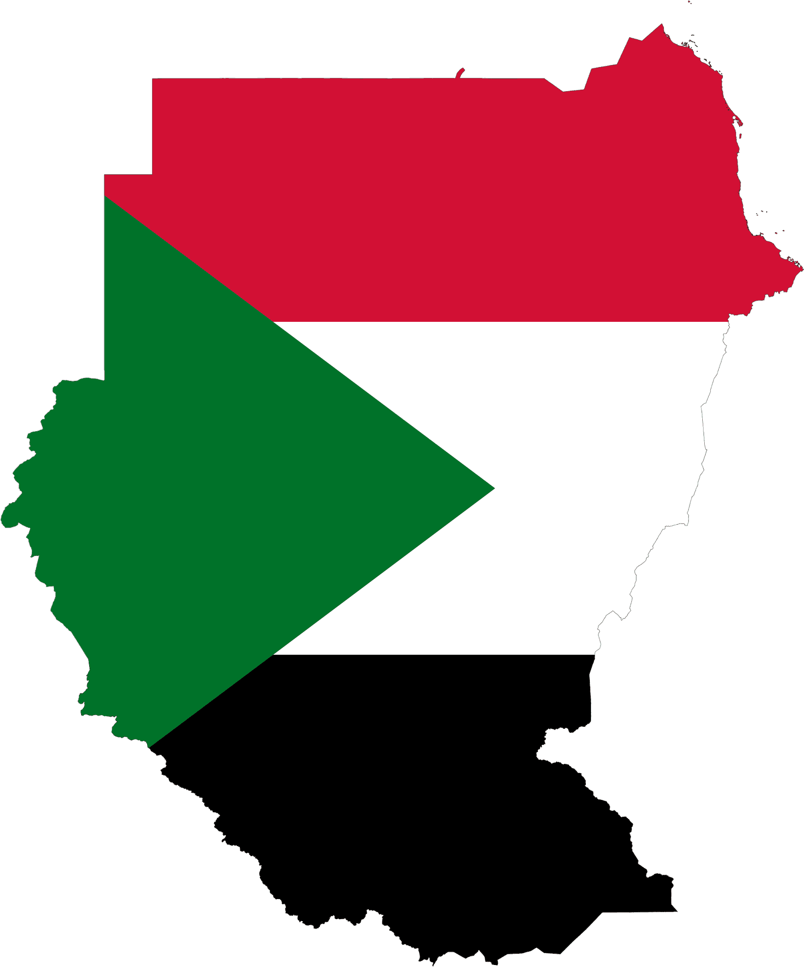 Download Sudan Mapwith Flag Overlay | Wallpapers.com