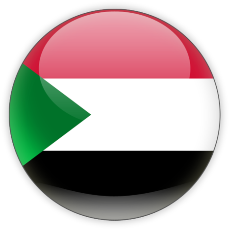 Sudanese_ Flag_ Button PNG