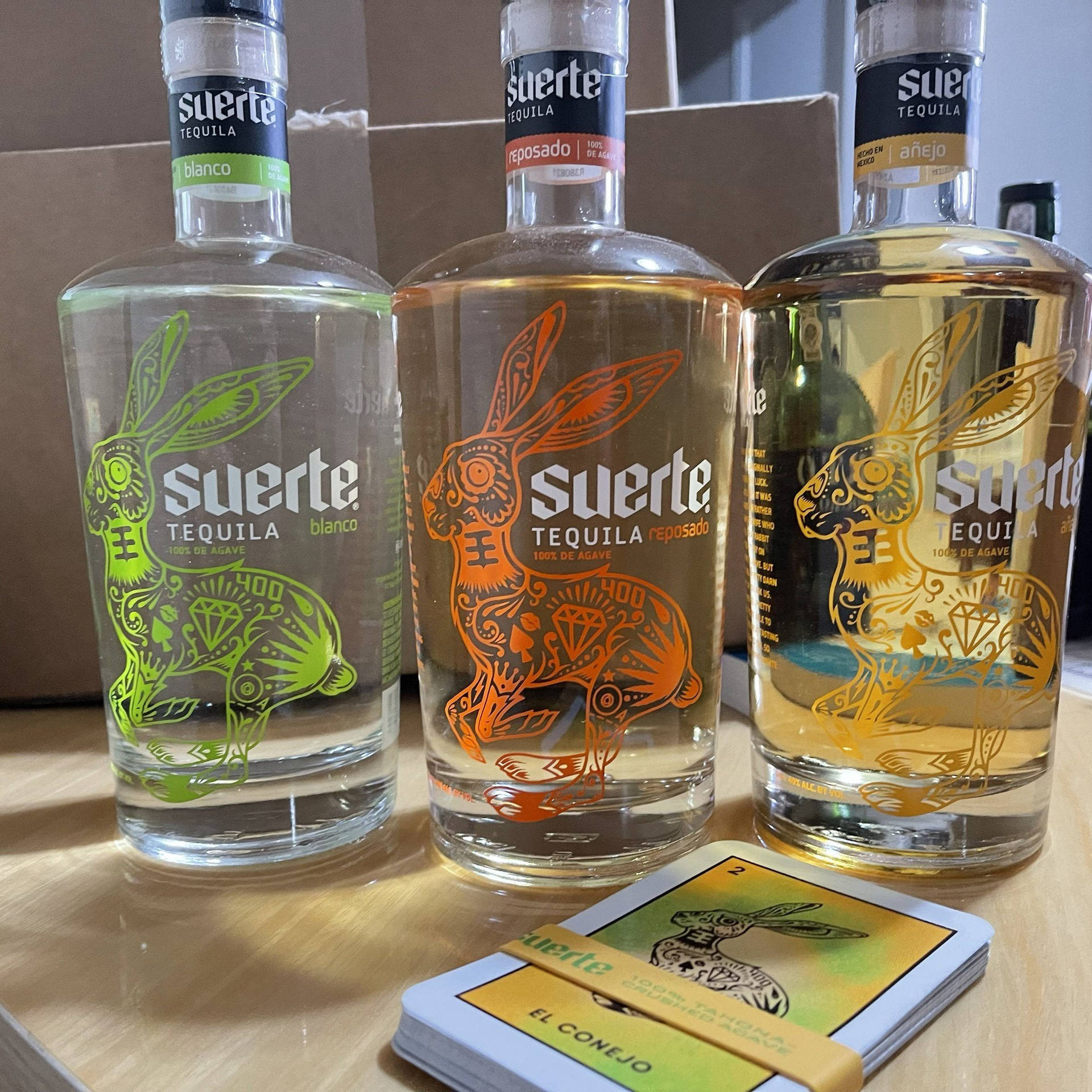 Suerte Three Types Of Tequila Wallpaper