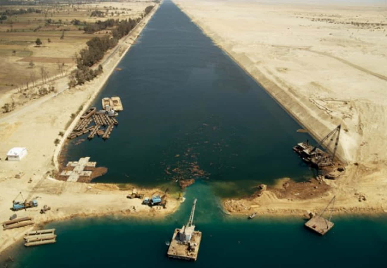 Billeder Af Suez-kanalen 1299 X 900