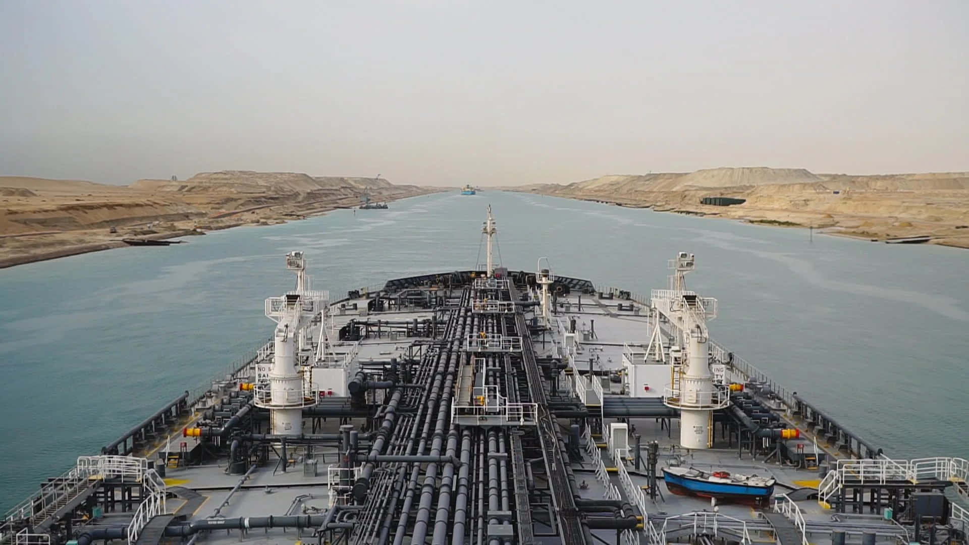 Immaginidel Canale Di Suez Industriale