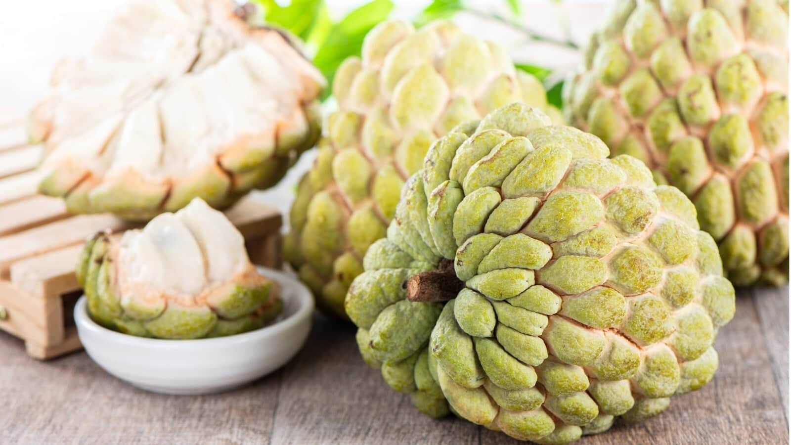 Sugar Apple On The Table Wallpaper