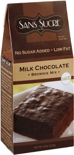 Sugar Free Low Fat Milk Chocolate Brownie Mix PNG