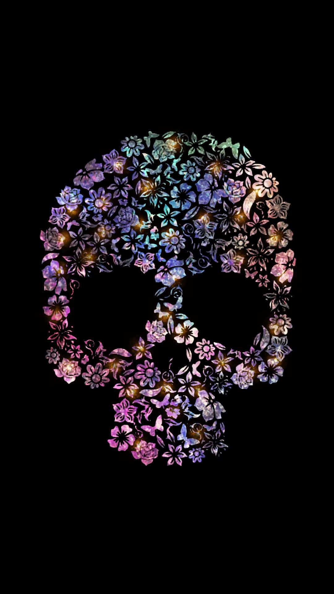 Download Celebrate life with a colorful Sugar Skull | Wallpapers.com