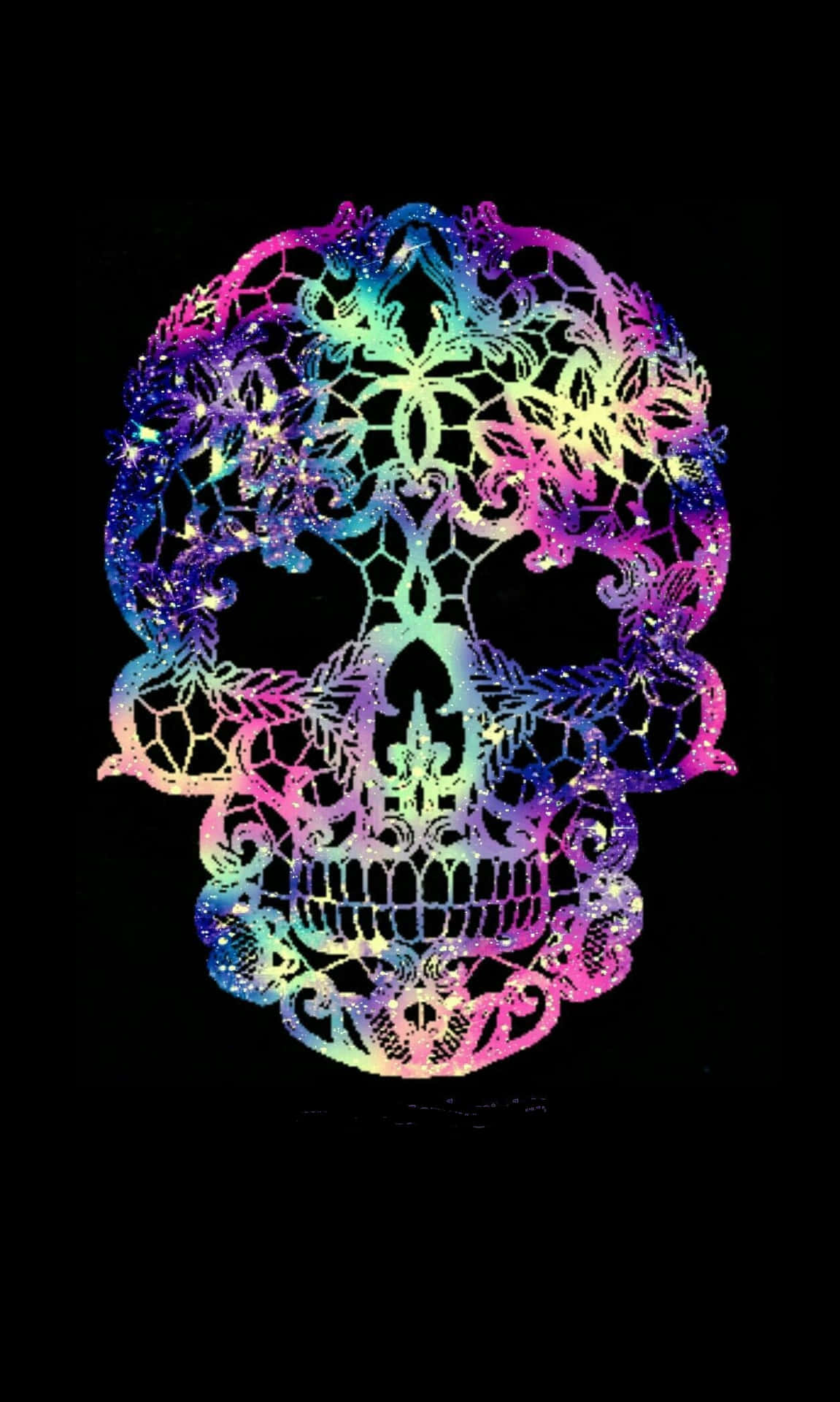 Viför Med Oss Skönheten Från Mexiko Till Dig Med Den Fantastiska Telefonen Sugar Skull! Wallpaper
