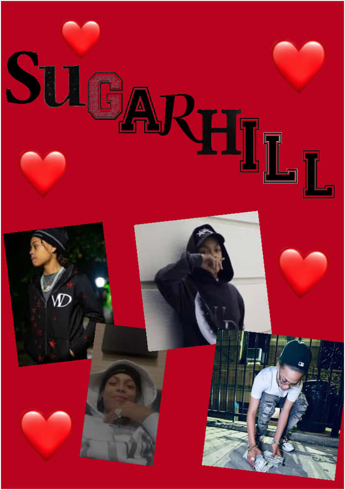 Sugarhill Collagewith Hearts Wallpaper