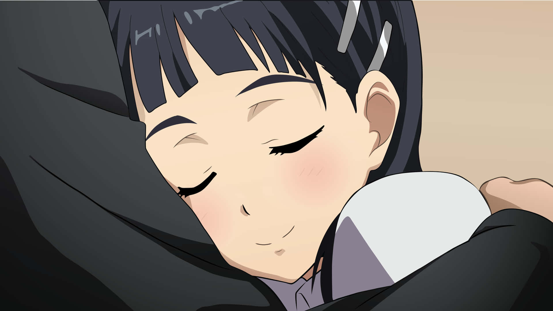 Suguhakirigaya Adopta Una Postura Segura En Su Vibrante Mundo De Anime. Fondo de pantalla