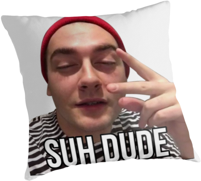 Suh Dude Pillow Meme PNG