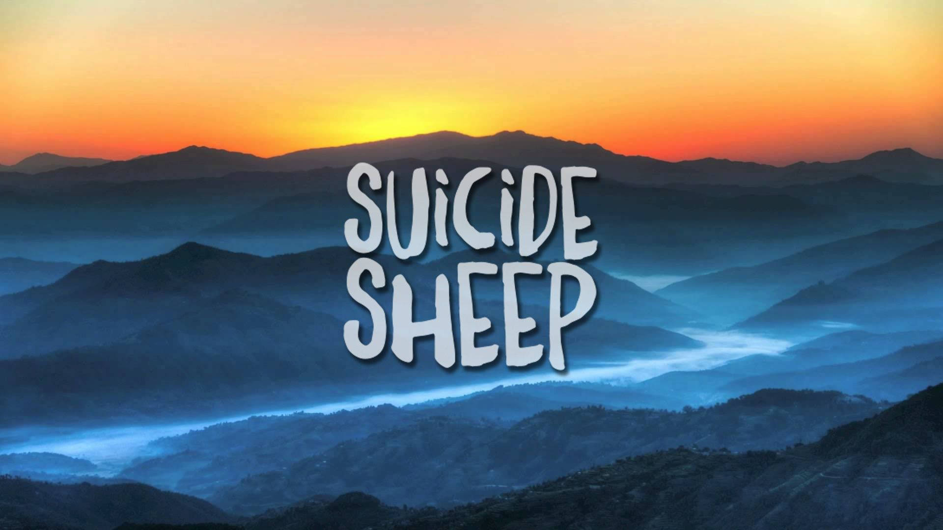 Download Suicide Sheep Japanese Artwork Wallpaper 